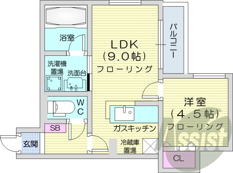 3階の間取り図