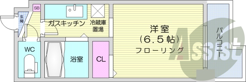 5階の間取り図