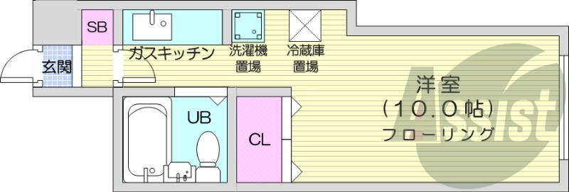 2階の間取り図