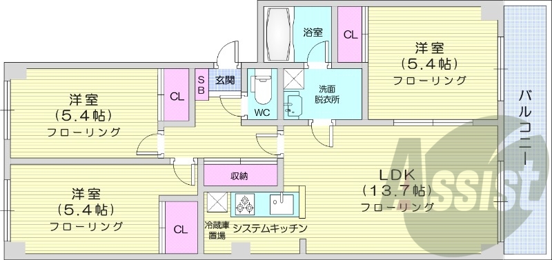 3LDK、灯油ボイラー、灯油暖房、IHコンロ