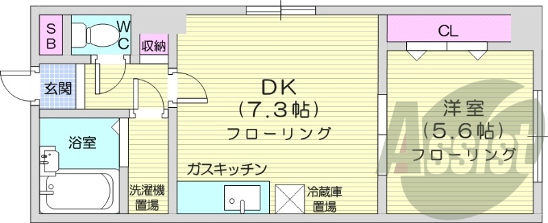 3階の間取り図