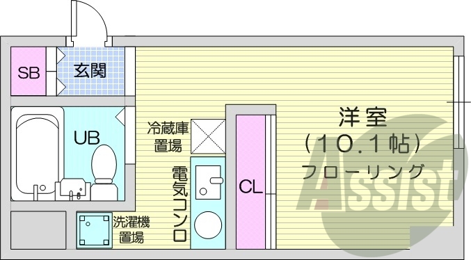 1R、オートロック、光ファイバー、防犯カメラ