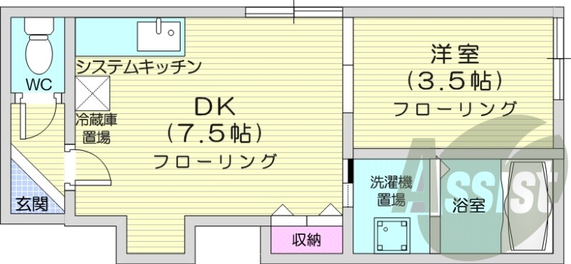 3階の間取り図