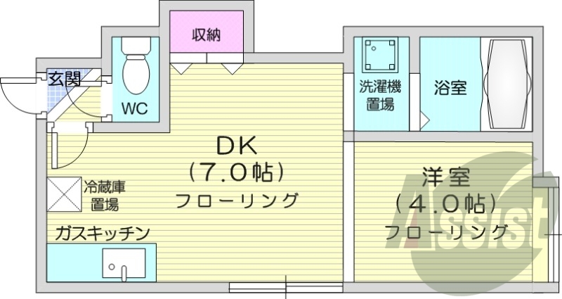 3階の間取り図