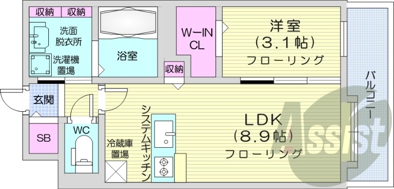3階の間取り図