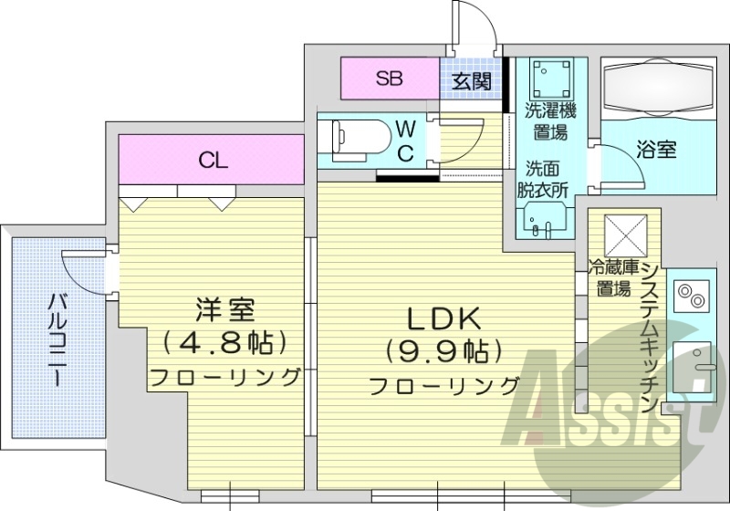エアコン、システムキッチン、シャンプードレッサー