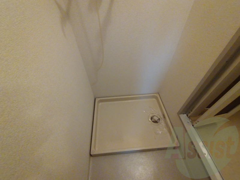 洗濯パンがあります。万一の水漏れにも安心。 洗濯パンがあります。万一の水漏れにも安心。