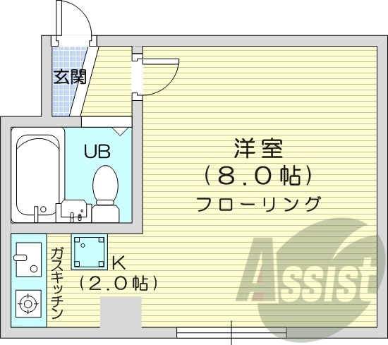 4階の間取り図