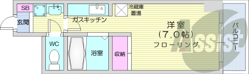 3階の間取り図