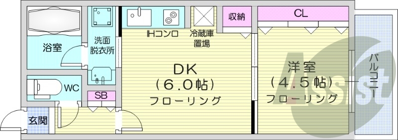1LDK、エアコン、ペット可、オートロック、