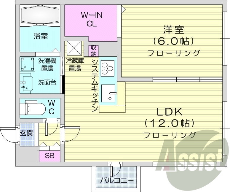 3階の間取り図