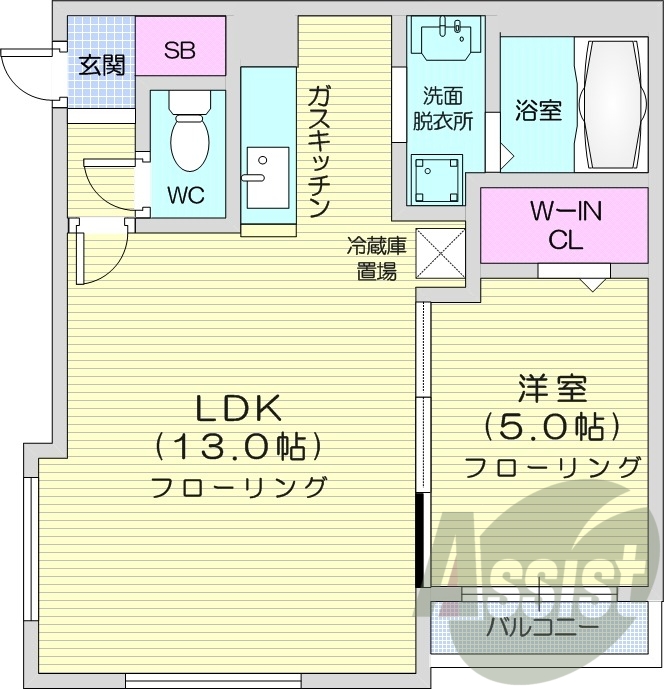 3階の間取り図