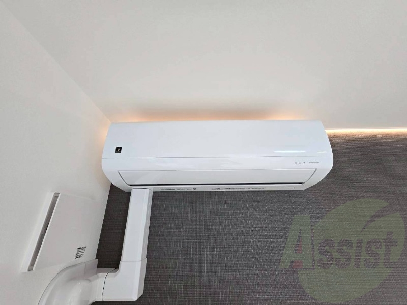 エアコンがありますので夏でも快適に過ごせます! エアコンがありますので夏でも快適に過ごせます!