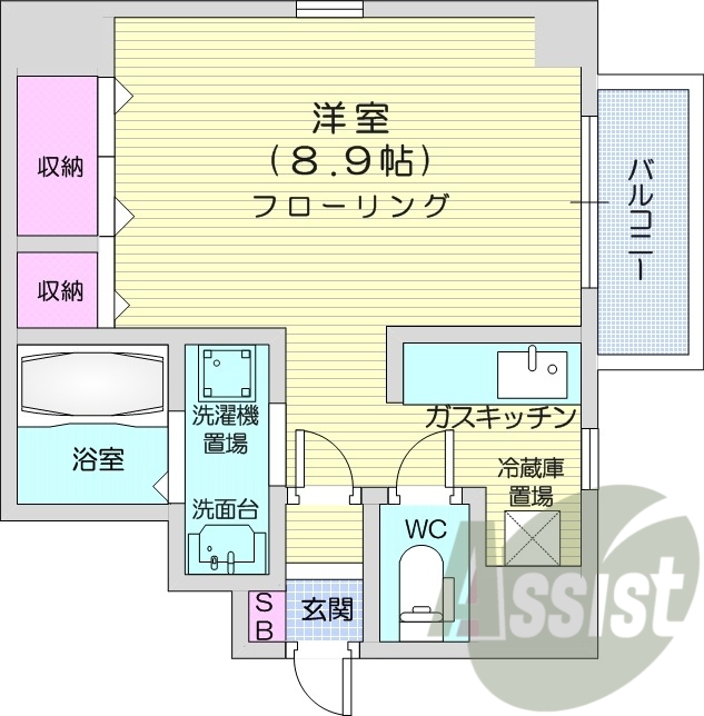5階の間取り図