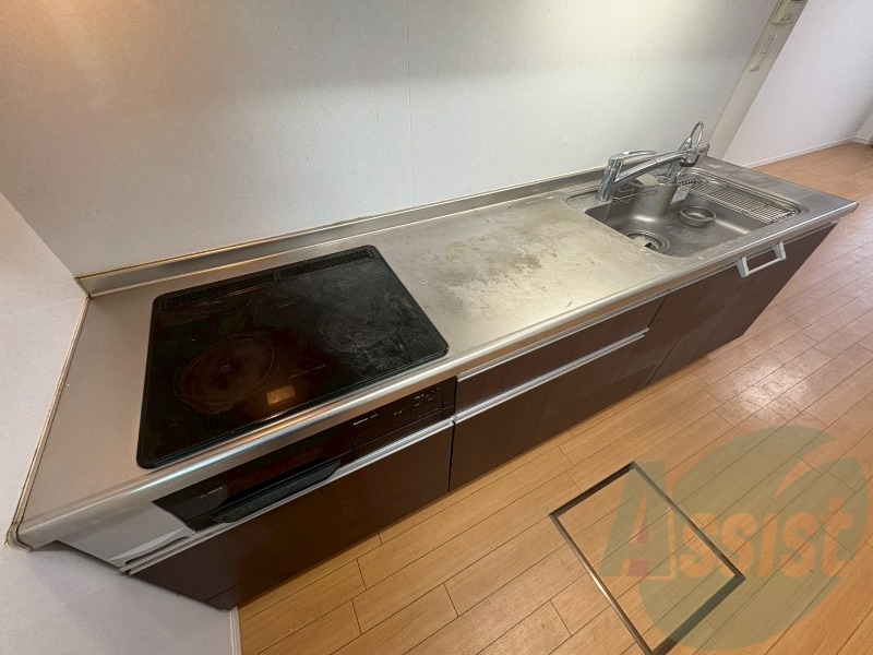 洗い場が大きくて洗い物もしやすそうです。 洗い場が大きくて洗い物もしやすそうです。
