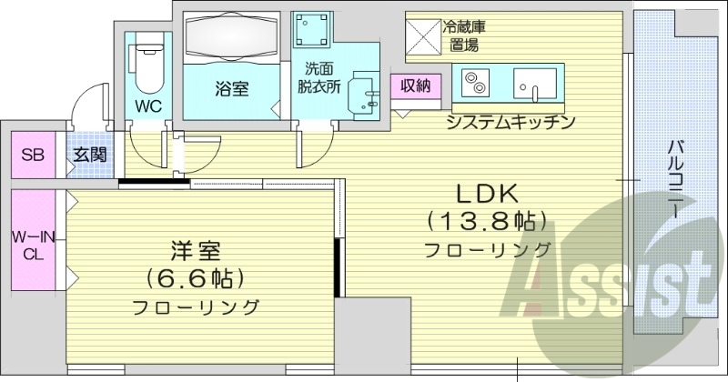 1LDK、エアコン、追い焚き、ウォシュレット