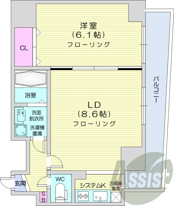 10階の間取り図
