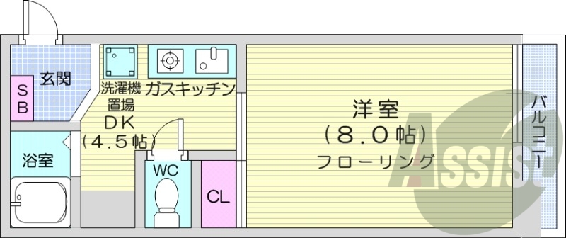 7階の間取り図