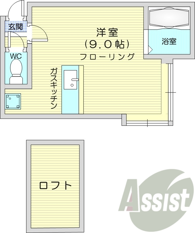 2階の間取り図
