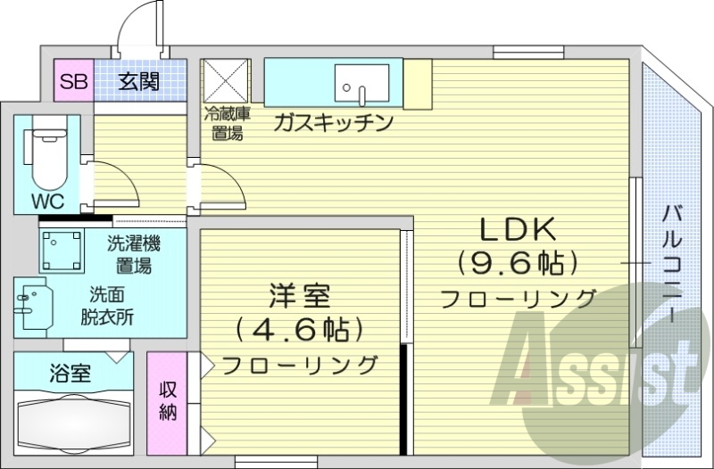 3階の間取り図