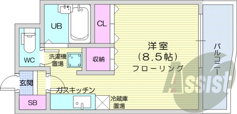 3階の間取り図