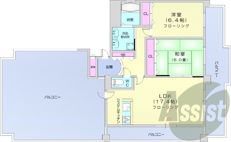 9階の間取り図