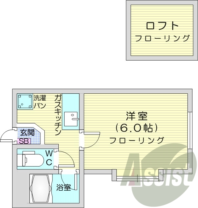 1階の間取り図