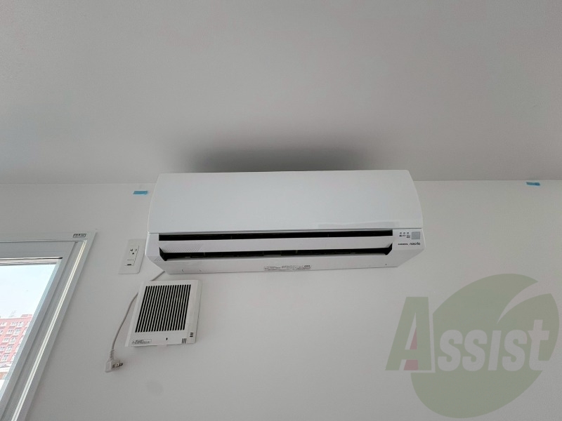エアコンがありますので夏でも快適に過ごせます! エアコンがありますので夏でも快適に過ごせます!