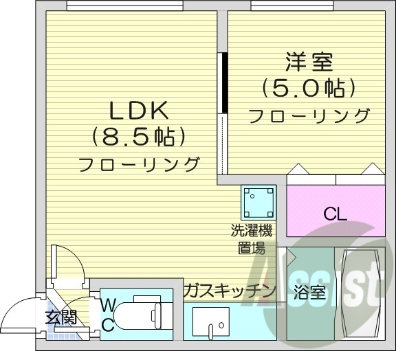 3階の間取り図