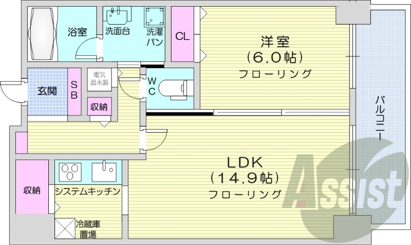 21階の間取り図