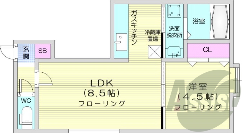 3階の間取り図