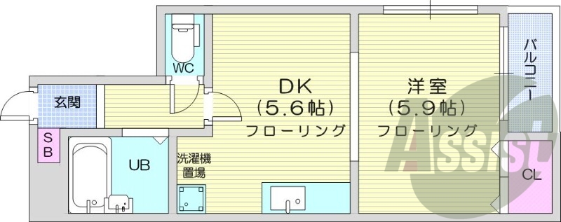 3階の間取り図