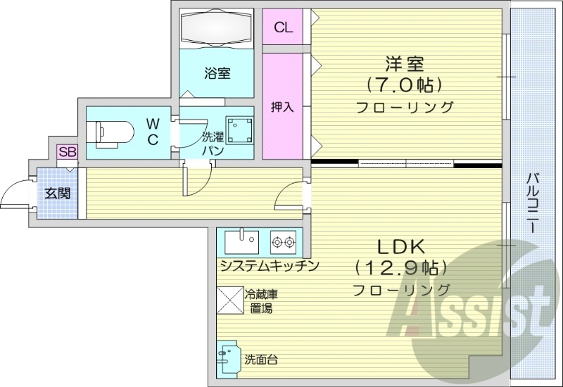 3階の間取り図
