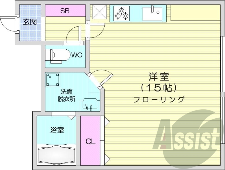 7階の間取り図