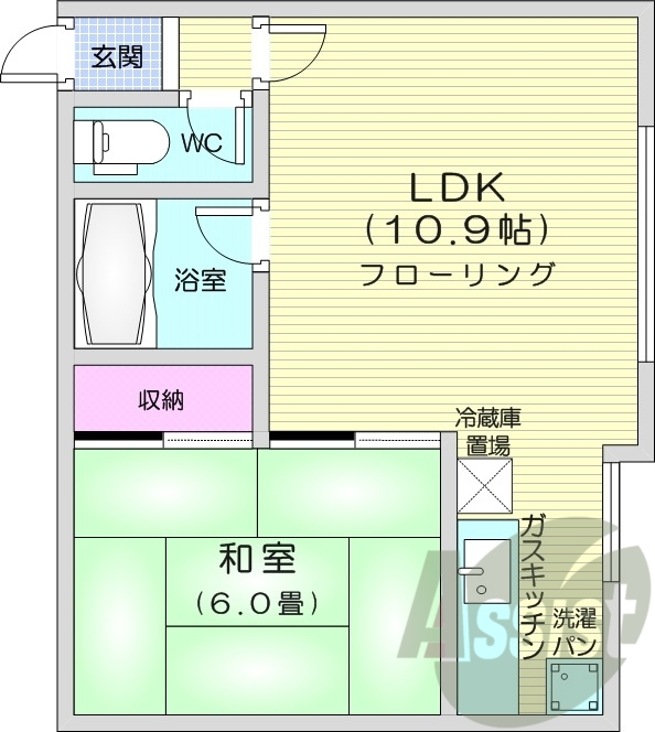 3階の間取り図
