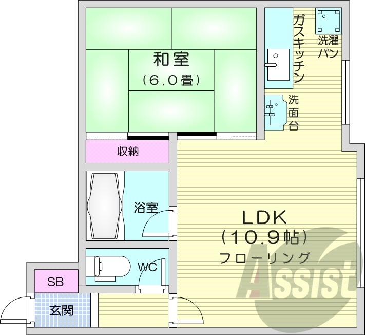 3階の間取り図