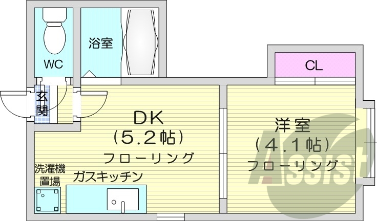 3階の間取り図
