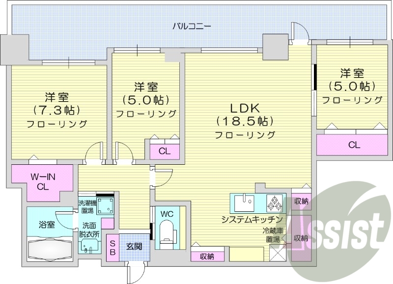 10階の間取り図
