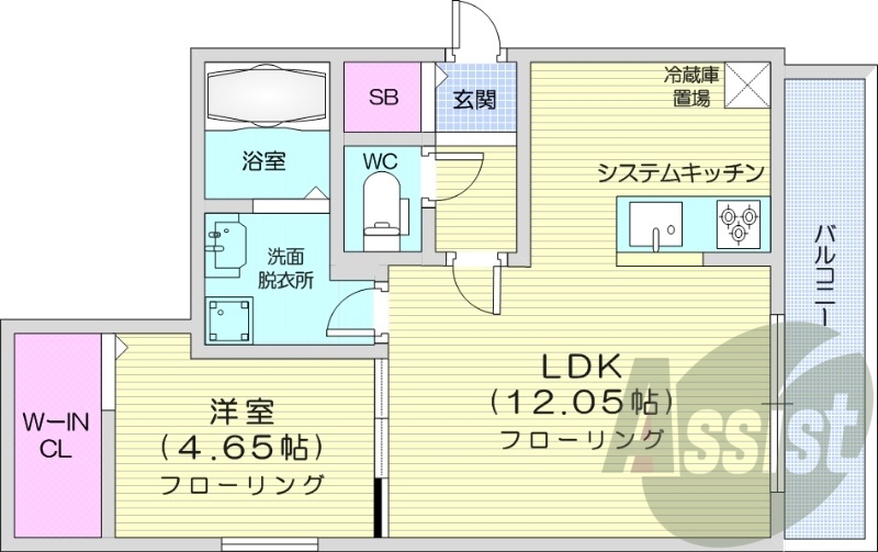 3階の間取り図