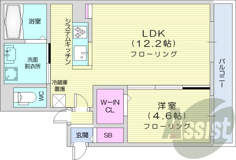 3階の間取り図