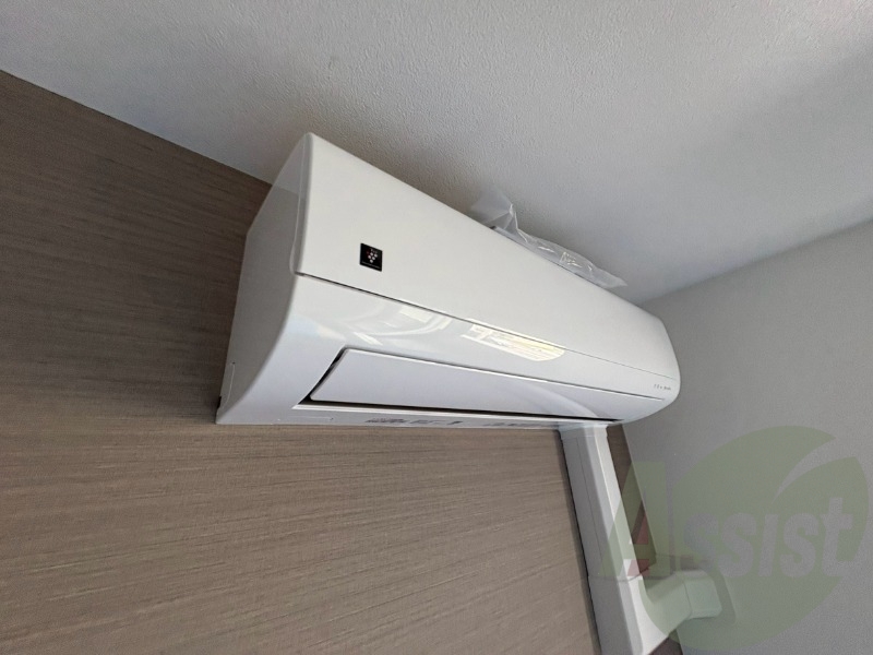 エアコンがありますので夏でも快適に過ごせます! エアコンがありますので夏でも快適に過ごせます!