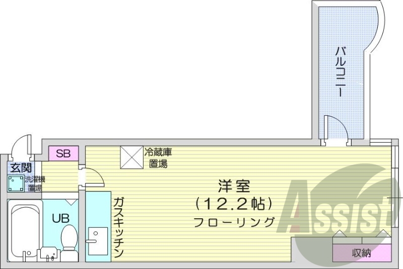 7階の間取り図