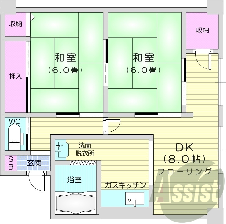 9階の間取り図