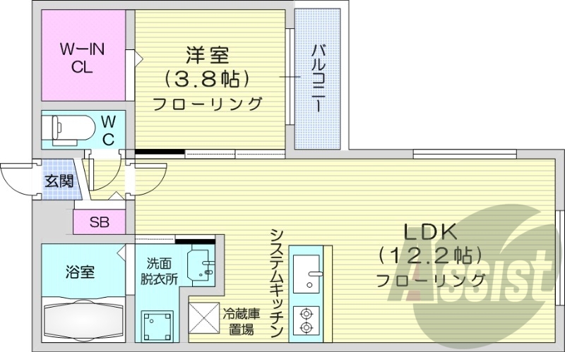 3階の間取り図