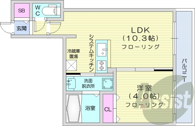 3階の間取り図