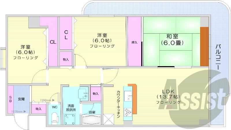 10階の間取り図