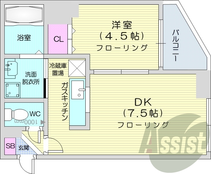 11階の間取り図