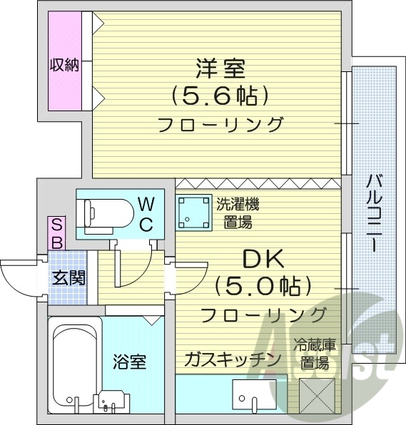 3階の間取り図