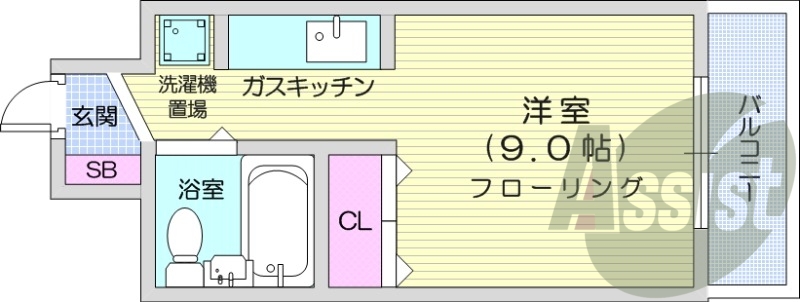 5階の間取り図