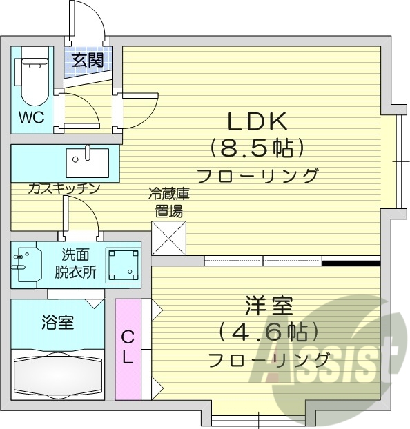 3階の間取り図